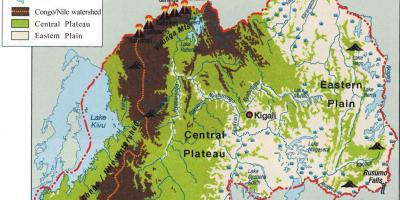 Geograafiline kaart, Rwanda