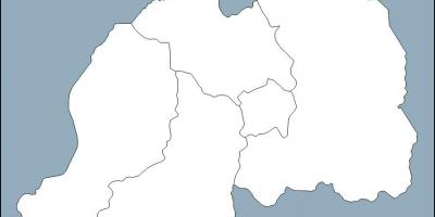 Rwanda kaart ülevaade